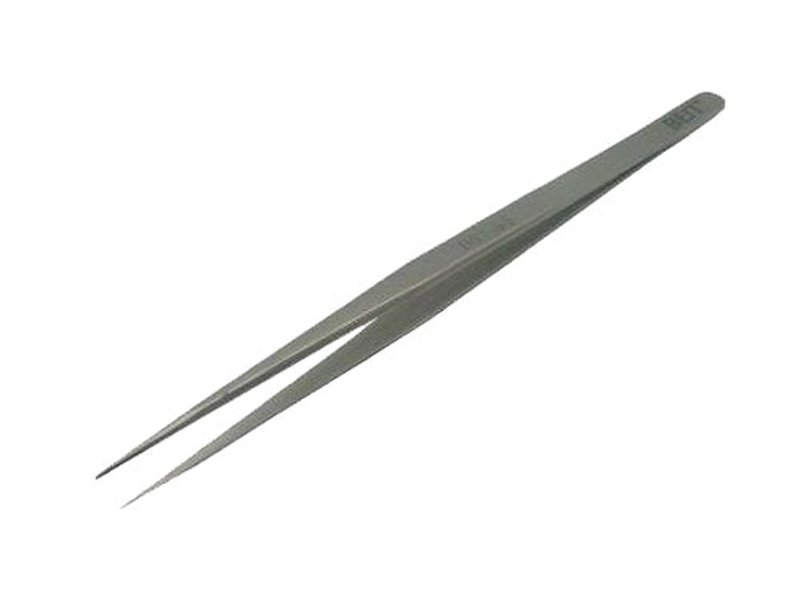 BEST BST-SS Stainless Steel Non-Magnetic Straight Sharp Tip Tweezer 140mm