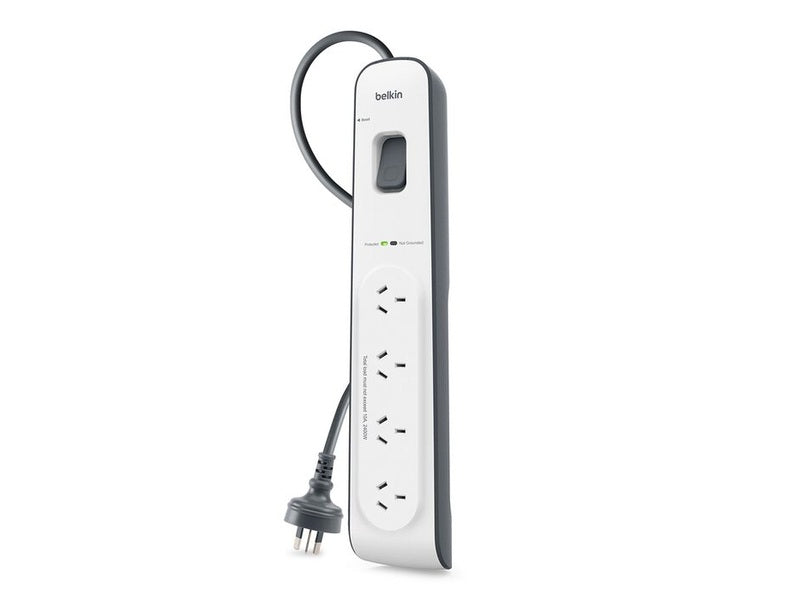 Belkin Surge Suppressor/Protector 4 x AC Power 2m