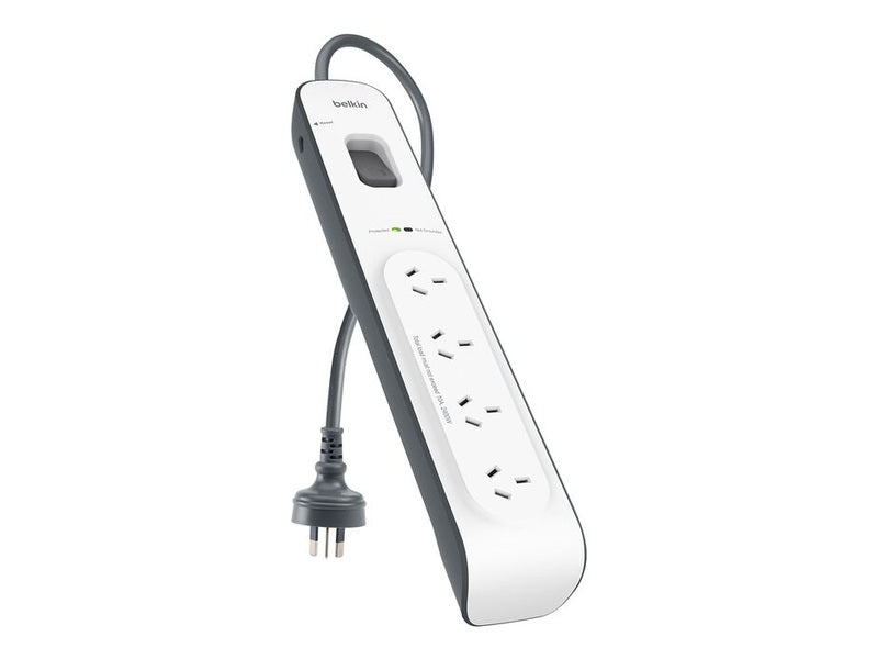 Belkin Surge Suppressor/Protector 4 x AC Power 2m