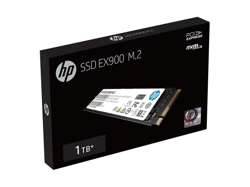 HP EX900 1TB PCIe3.0x4 SSD M.2 SSD 3D NAND Flash 5XM46AA#