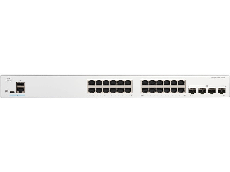 Cisco Catalyst 1300 24-port GE 4x1G SFP Switch