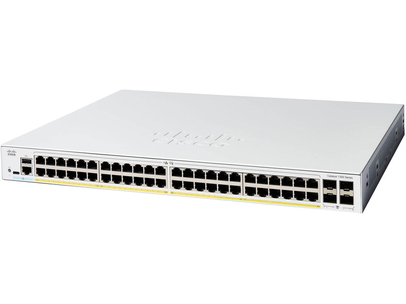 Cisco Catalyst 1300 48-port GE Full PoE 4x1G SFP Switch