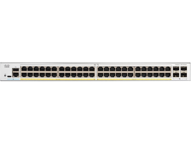 Cisco Catalyst 1300 48-port GE Full PoE 4x10G SFP+ Switch