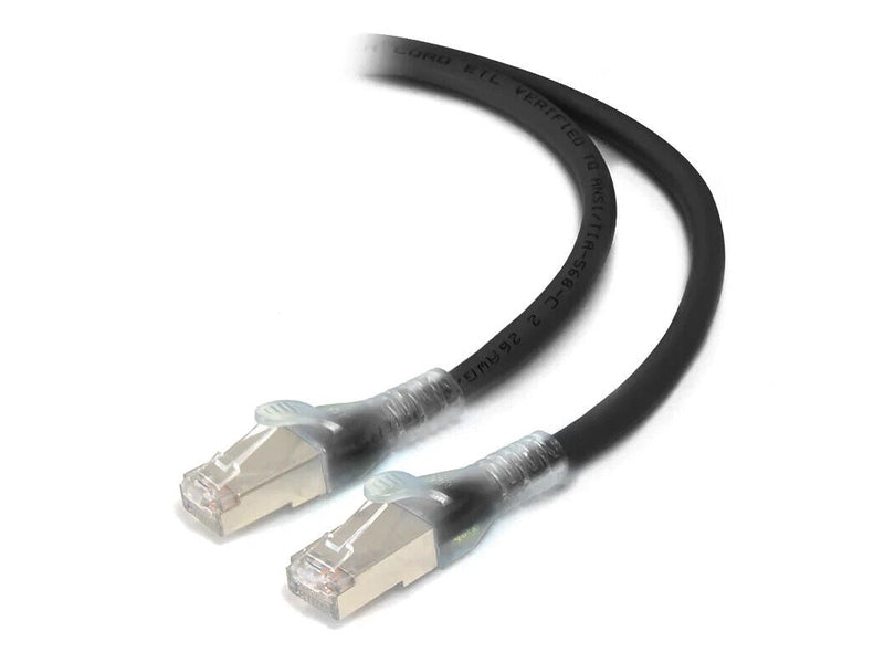 Alogic 0.3m Black 10G Shielded CAT6A LSZH Network Cable