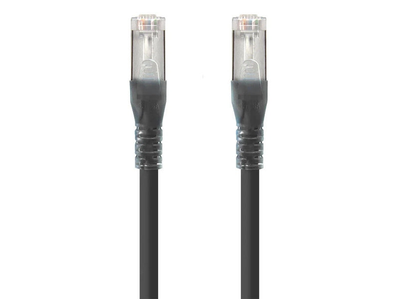 Alogic 0.3m Black 10G Shielded CAT6A LSZH Network Cable