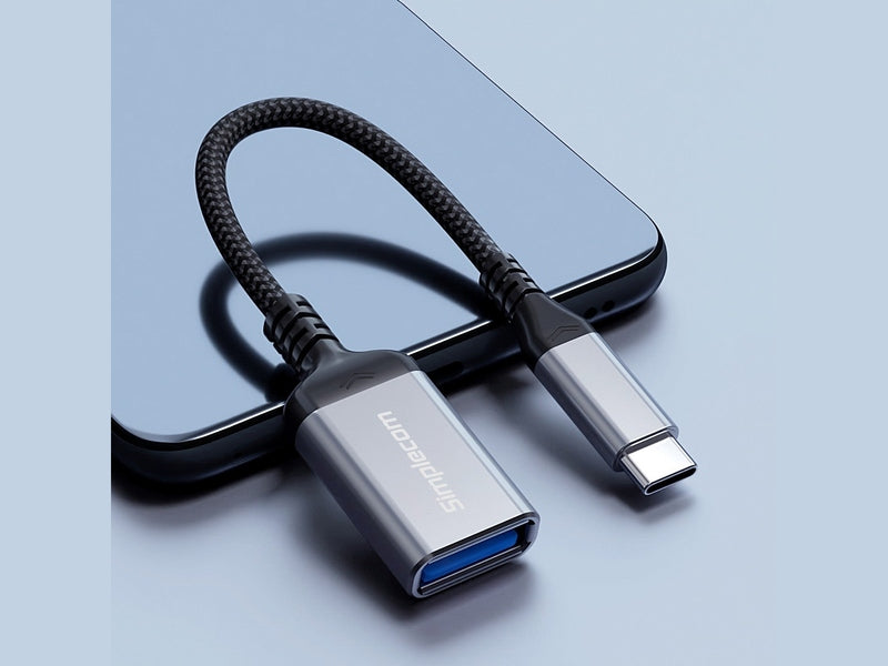 Simplecom CA131 USB-C Male to USB-A Female USB 3.0 OTG Adapter Cable