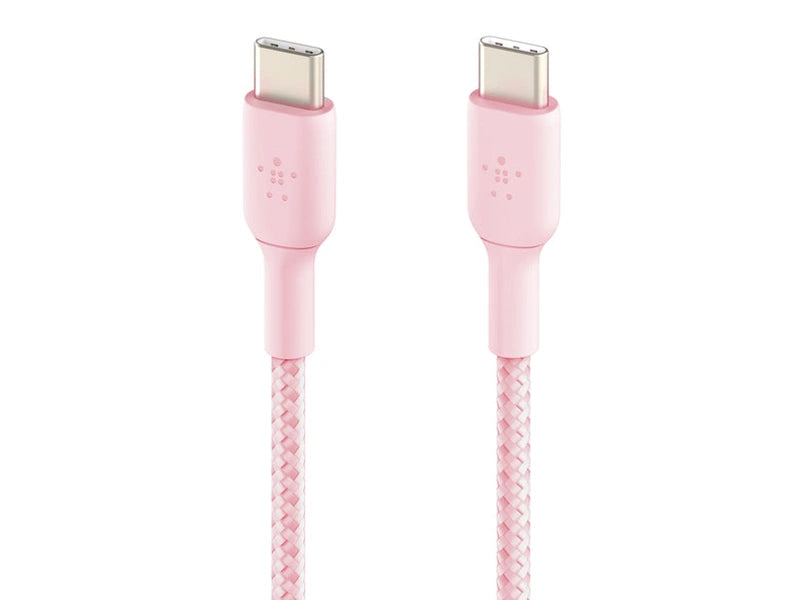 Belkin CAB004BT1MPK BoostCharge 1m Braided USB-C to USB-C Cable Pink