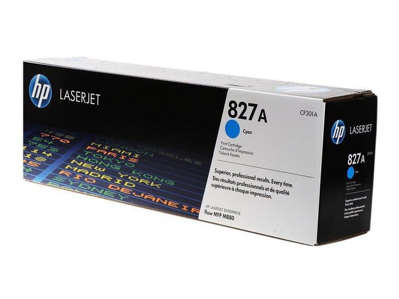 HP 827A Cyan LaserJet Cartridge For M880 Series