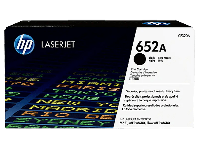 HP 652A Black LaserJet Cartridge