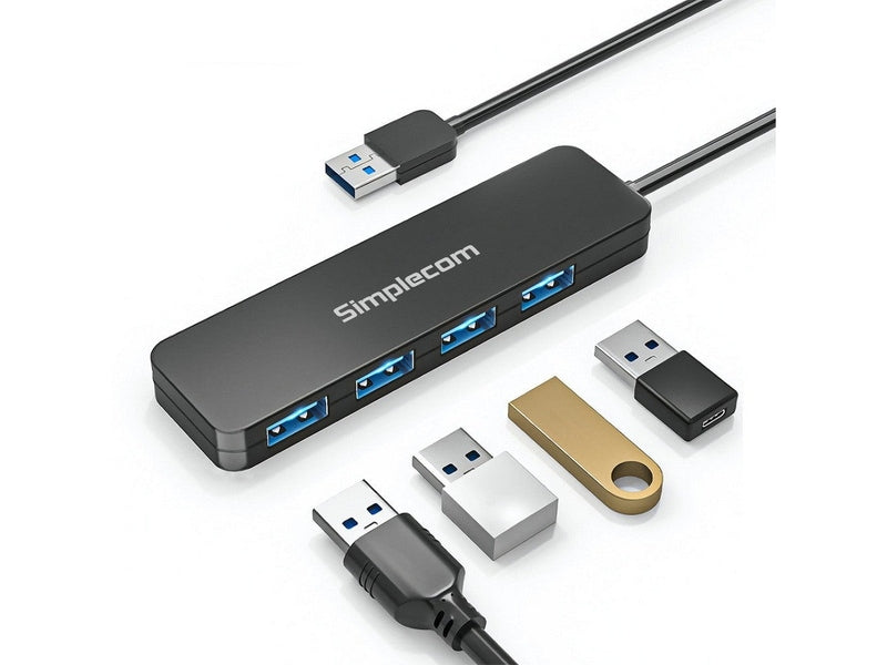 Simplecom CH342 USB 3.0 USB 3.2 Gen 1 SuperSpeed 4 Port Hub