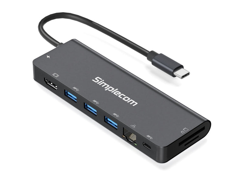 Simplecom CHN590 USB-C SuperSpeed 9-in-1 Multiport Docking Station