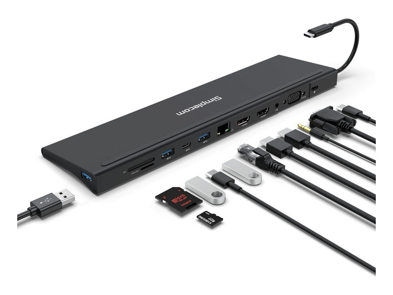 Simplecom CHN622 USB-C 12-in-1 Multiport Docking Station