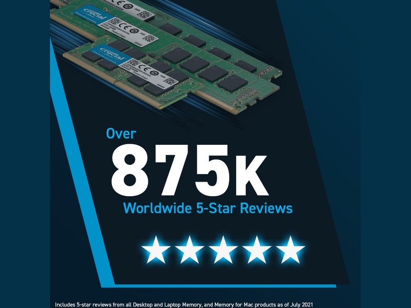 Crucial 64GB 2x32GB DDR5 SODIMM 5600MHz CL46 Notebook Memory