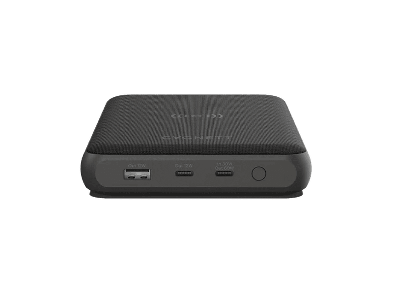 Cygnett ChargeUp Edge+ 27KmAh USB-C Laptop and Wireless Power Bank - Black CY3113PBCHE