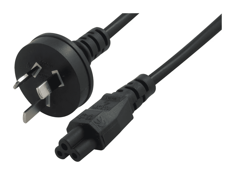 Comsol 2M Power Cable 3Pin Aus M C5 F Clover Leaf