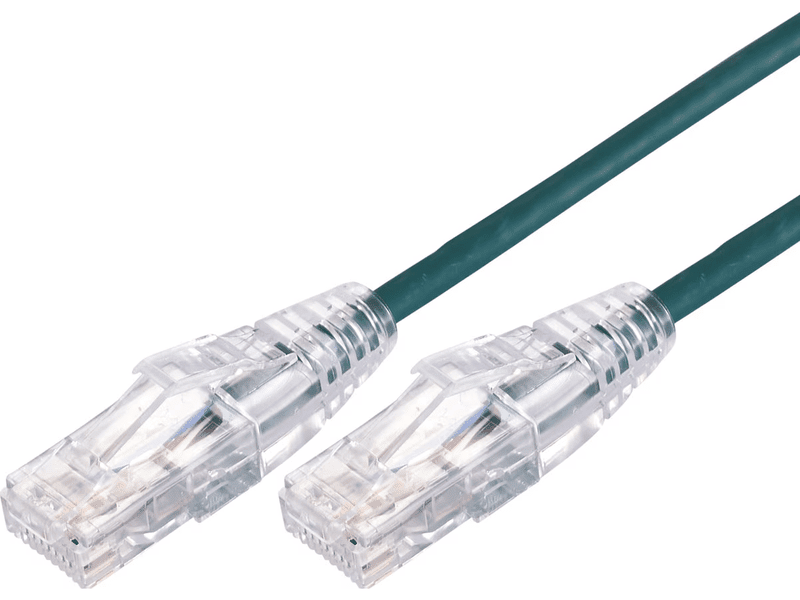 Comsol 3M 10GbE Ultra Thin Cat 6A UTP Snagless Patch Cable Green