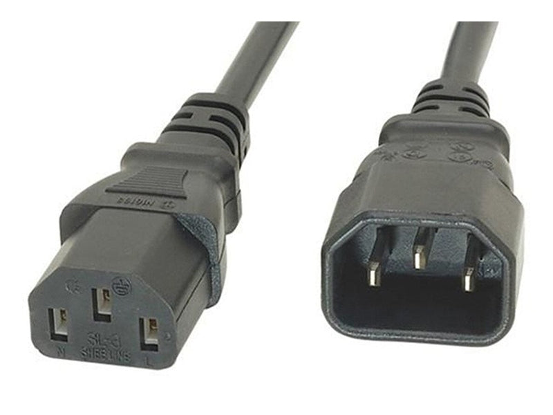 Comsol 2M Power Extension Cable IEC-C13 F IEC-C14 M