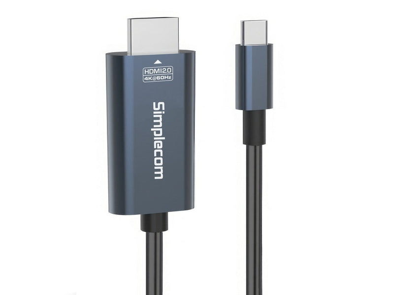 Simplecom DA322 USB-C Type-C to HDMI 2.0 Cable 2M HDCP 4K@60Hz