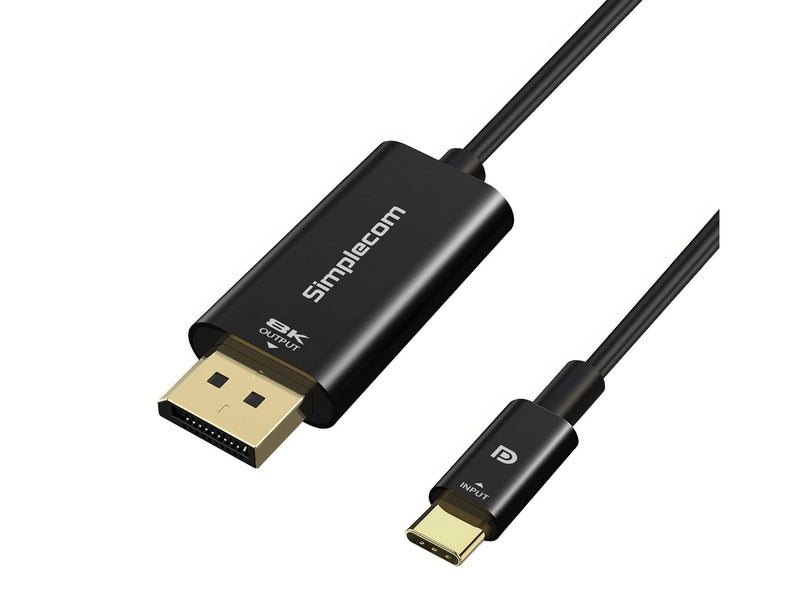 Simplecom DA323 USB-C to DisplayPort Cable DP1.4 8K@60Hz 2M