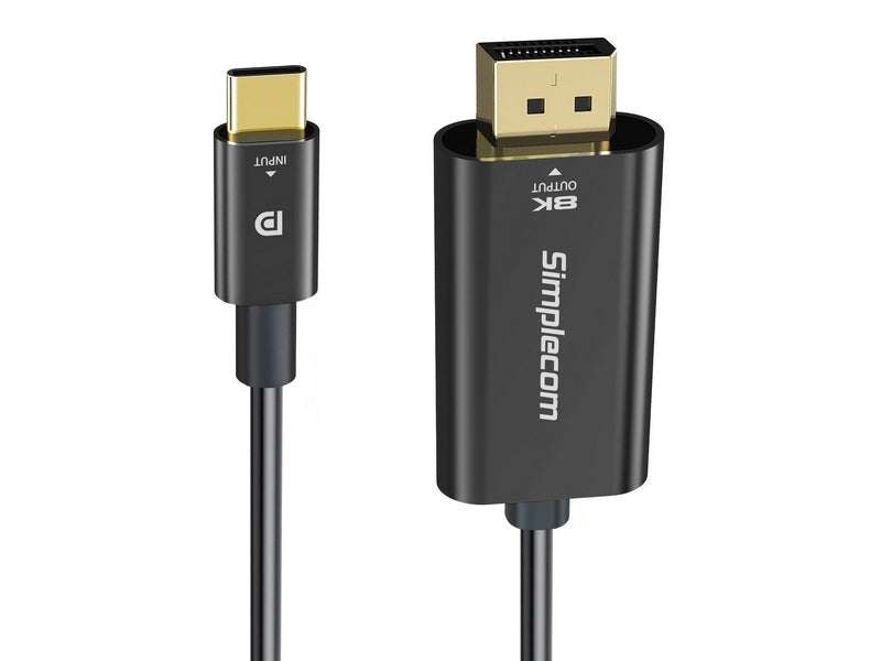 Simplecom DA323 USB-C to DisplayPort Cable DP1.4 8K@60Hz 2M