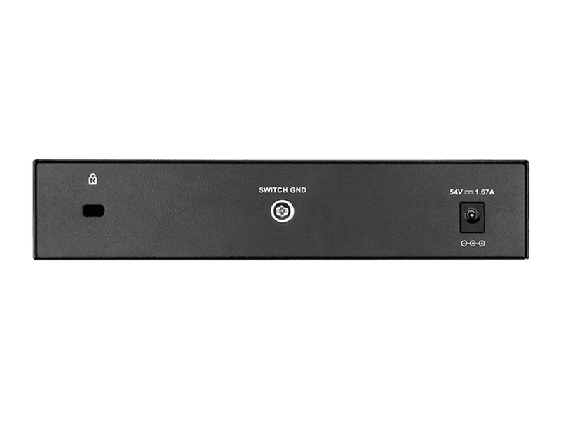 D-Link 8-Port Gigabit Smart Managed PoE Switch with 4 RJ45 and 4 PoE Ports