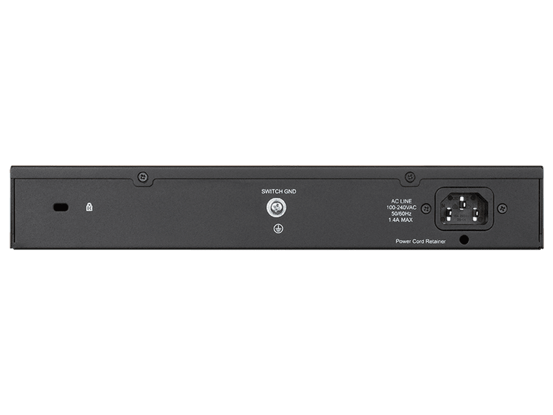 D-Link 24-Port Gigabit Smart Managed PoE Switch with 12 Mbps and 12 PoE Ports