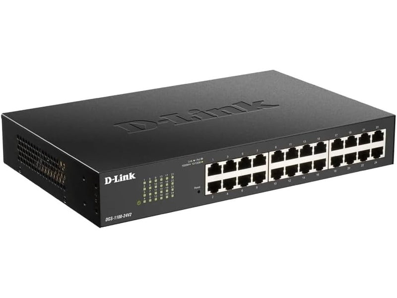 D-Link 24-Port Gigabit Smart Managed Switch with 24 Mbps Ports