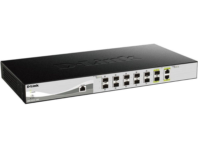 D-Link DXS-1210 12-Port 10 Gigabit Ethernet Smart Managed Switch with 10 SFP+ and 2 BASE-T Ports