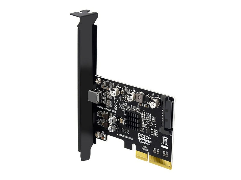 Simplecom EC318v2 PCI-e x4 to USB 3.2 Gen2x2 20Gbps USB-C Expansion Card