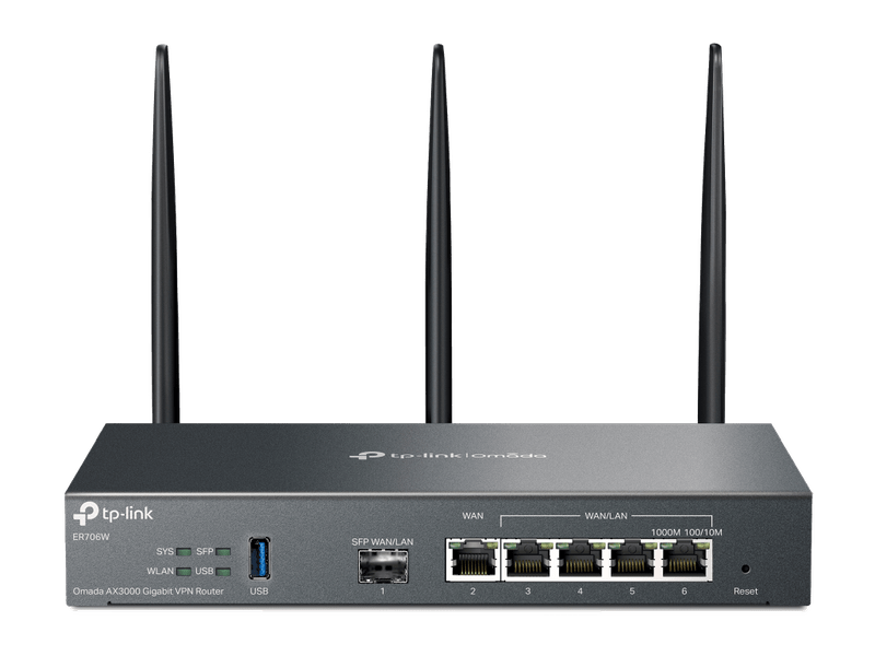 TP-Link Omada AX3000 Dual-Band VPN Router WAN 5 SFP 1