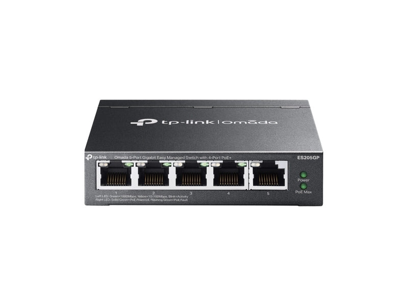 TP-Link Omada 5-Port Easy Managed Gigabit Switch PoE+ 4 Omada SDN