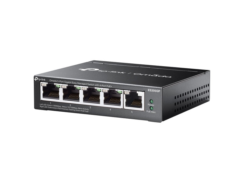 TP-Link Omada 5-Port Easy Managed Gigabit Switch PoE+ 4 Omada SDN