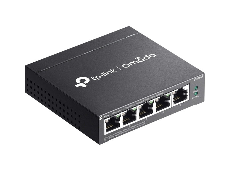 TP-Link Omada 5-Port Easy Managed Gigabit Switch PoE+ 4 Omada SDN