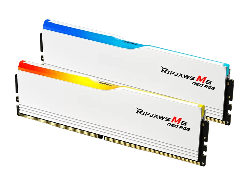 G.Skill Ripjaws M5 Neo RGB 32GB 2x16GB DDR5-6000 CL28-36-36-96 AMD Memory White