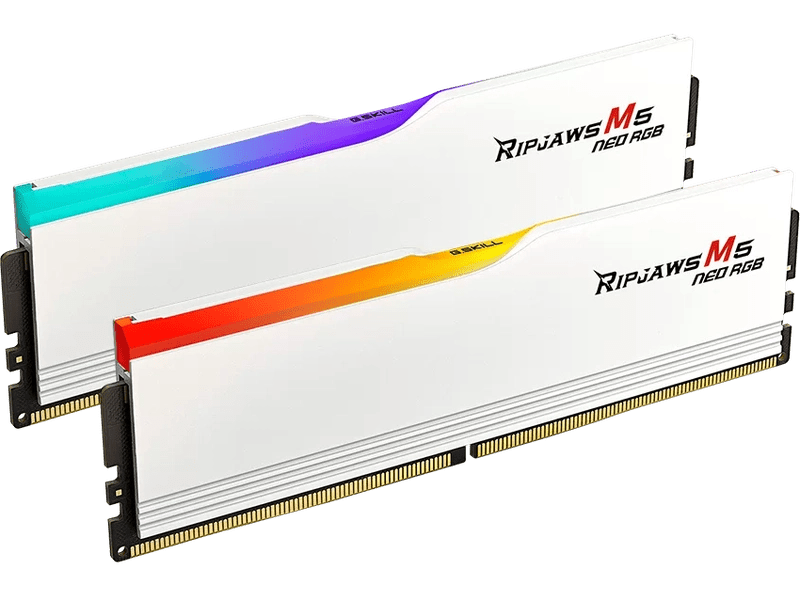 G.Skill Ripjaws M5 Neo RGB 32GB 2x16GB DDR5-6000 CL28-36-36-96 AMD Memory White