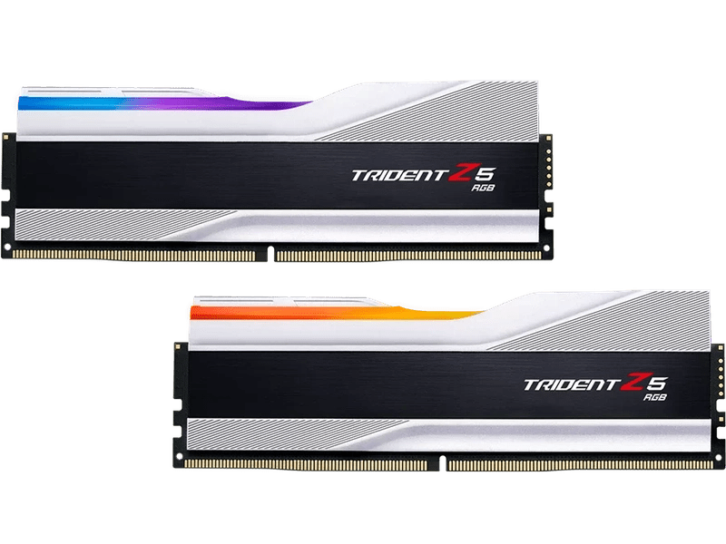 G.Skill Trident Z5 RGB 32GB 2x 16GB DDR5-6000 CL30-40-40-96 Memory Silver