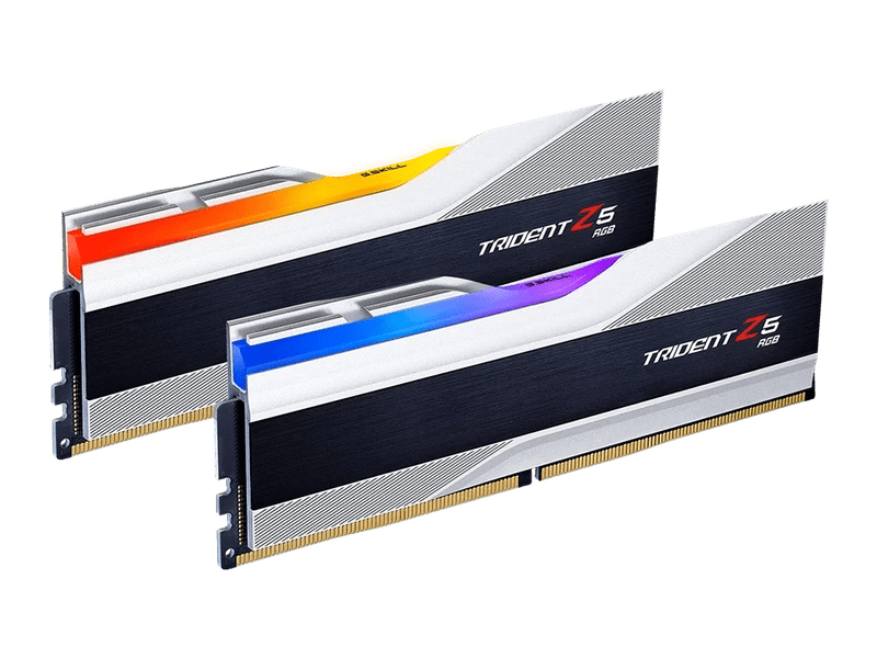 G.Skill Trident Z5 RGB 32GB 2x 16GB DDR5-6000 CL30-40-40-96 Memory Silver