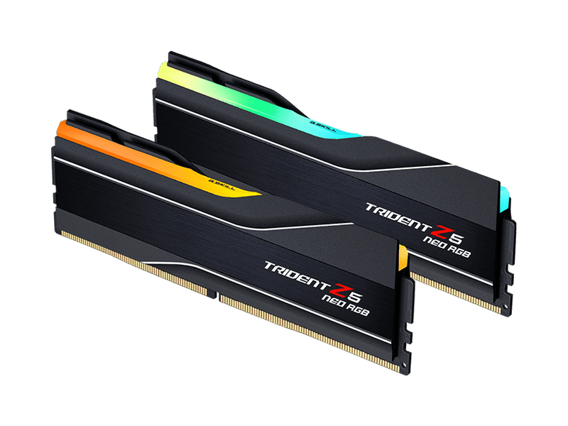 G.Skill Trident Z5 Neo RGB 64GB 2x 32GB DDR5-6000 CL30-40-40-96 AMD Memory Black