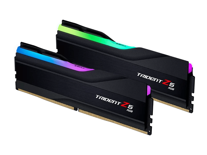 G.Skill Trident Z5 RGB 64GB 2x 32GB DDR5-6000 CL30-40-40-96 Memory Black