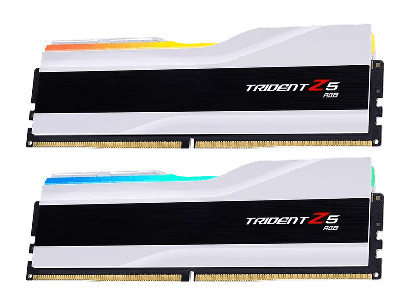 G.Skill Trident Z5 RGB 64GB 2x 32GB DDR5-6000 CL30-40-40-96 Memory White