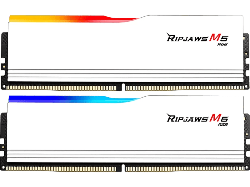 G.Skill Ripjaws M5 RGB 32GB 2x 16GB DDR5-6000 CL36-48-48-96 Intel Memory White