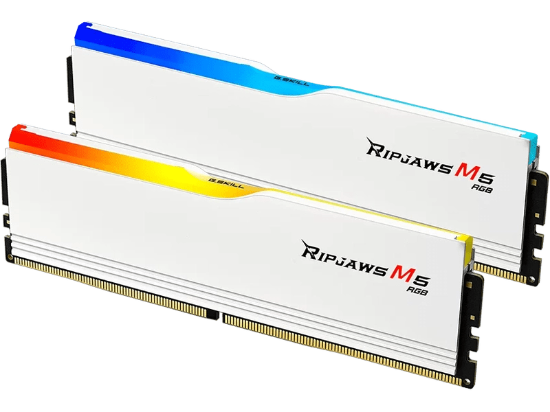 G.Skill Ripjaws M5 RGB 32GB 2x 16GB DDR5-6000 CL36-48-48-96 Intel Memory White