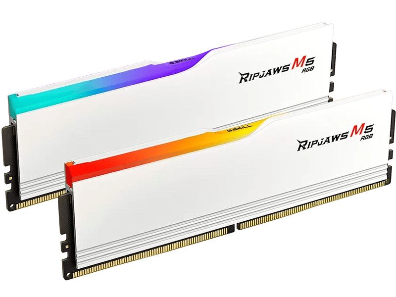 G.Skill Ripjaws M5 RGB 32GB 2x 16GB DDR5-6000 CL36-48-48-96 Intel Memory White