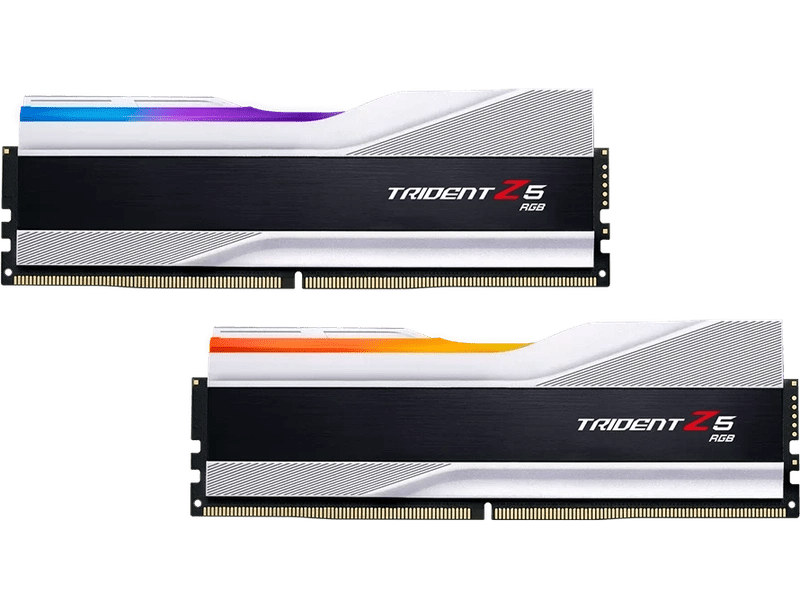 G.Skill Trident Z5 RGB 96GB 2x 48GB DDR5-6400 CL32-39-39-102 Memory Silver