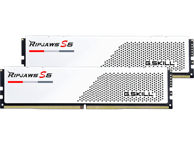 G.Skill Ripjaws S5 Series 32GB 2 x 16GB DDR5-6400 CL36-48-48-102 Memory White