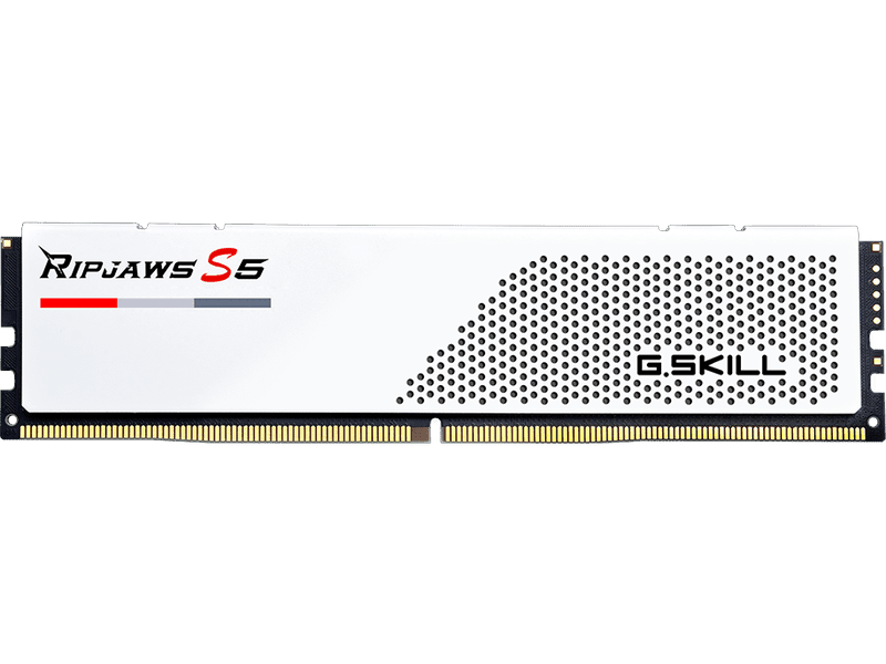 G.Skill Ripjaws S5 Series 32GB 2 x 16GB DDR5-6400 CL36-48-48-102 Memory White