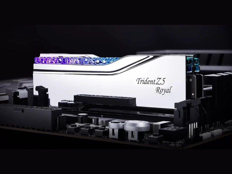 G.Skill Trident Z5 Royal RGB 48GB 2x 24GB DDR5-8400 CL40-52-52-134 Memory Silver