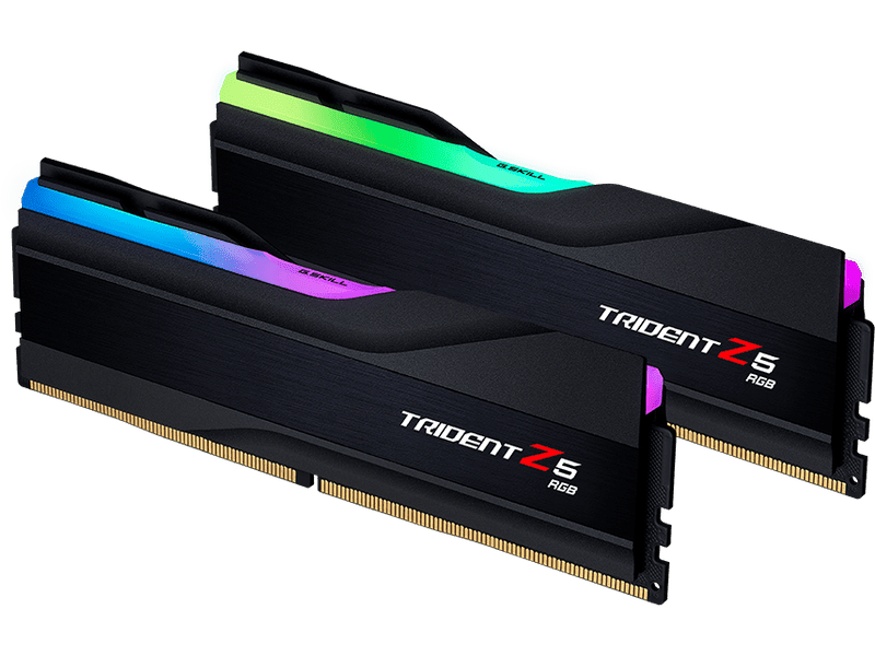 G.Skill Trident Z5 RGB 48GB Kit 2x 24GB DDR5- 8400 CL40-52-52-134 Memory Black