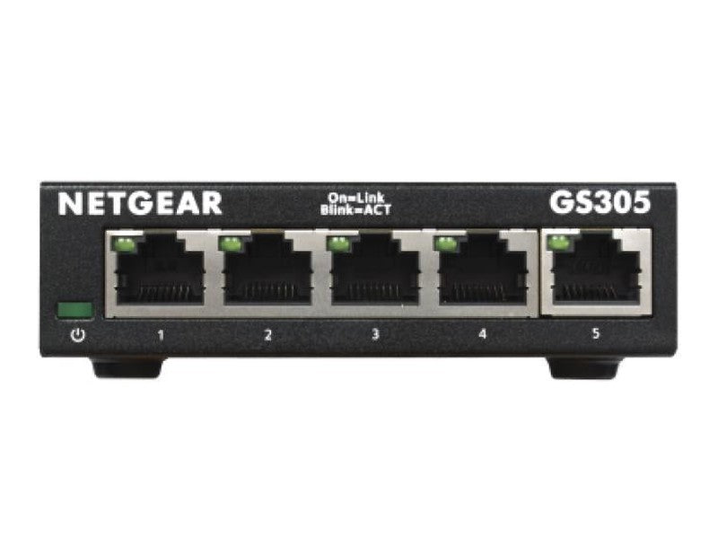 Netgear GS305 SOHO 5-Port Unmanaged Switch GbE 5