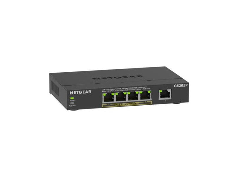 Netgear GS305P 5-Port Unmanaged Switch PoE 4 63W